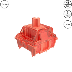 Akko Gateron Orange (Lubed, 45 pcs)